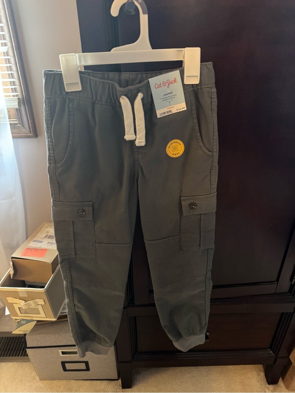 Cat & Jack Gray Cargo Jogger Pants for Kids